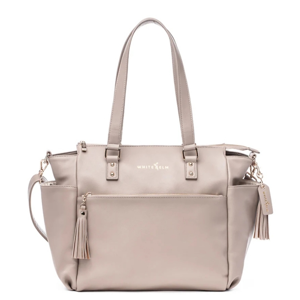 White Elm Women's Taupe Mini Tote Bag